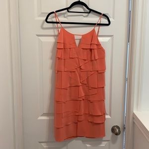 Coral BCBG cocktail dress